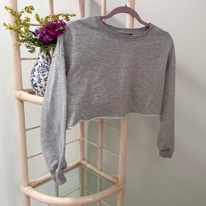 Cropped sweatshirt